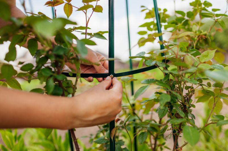 Garden Trellis Installation